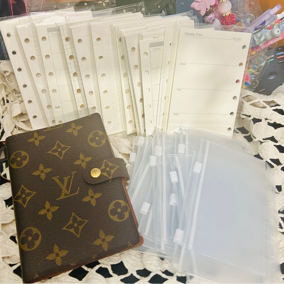 Louis Vuitton Other - Louis Vuitton PM Agenda Planner with Refills Signature Monogram LV